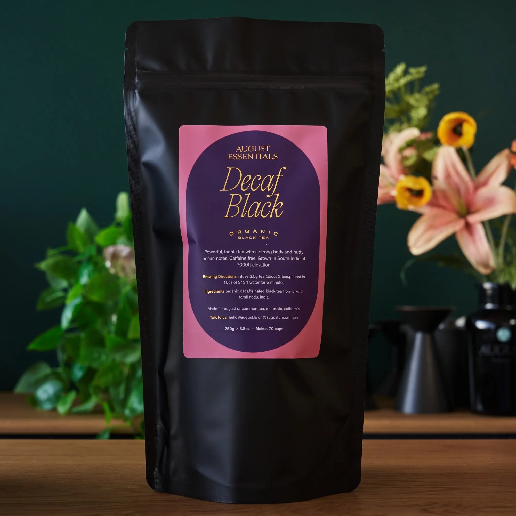 Organic South Indian Decaf Black Tea (Loose Leaf)