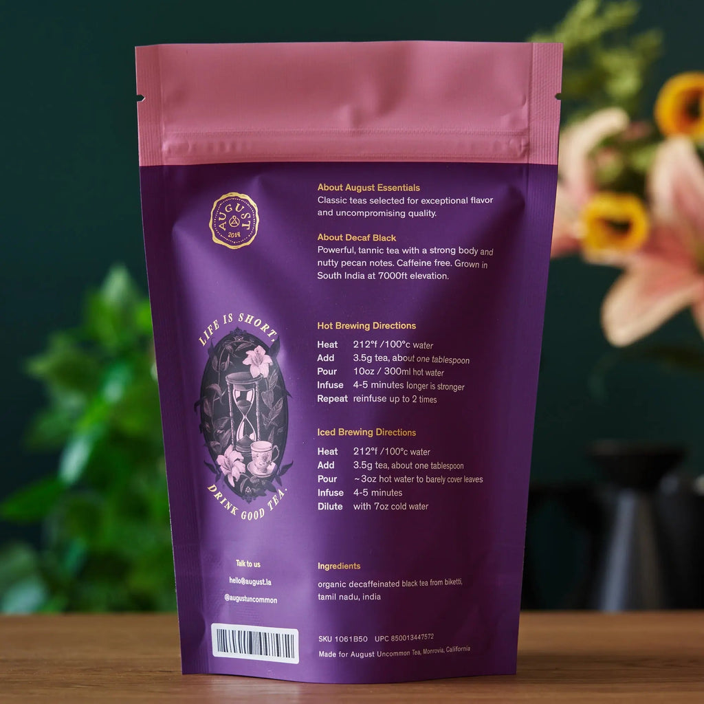Organic South Indian Decaf Black Tea (Loose Leaf)