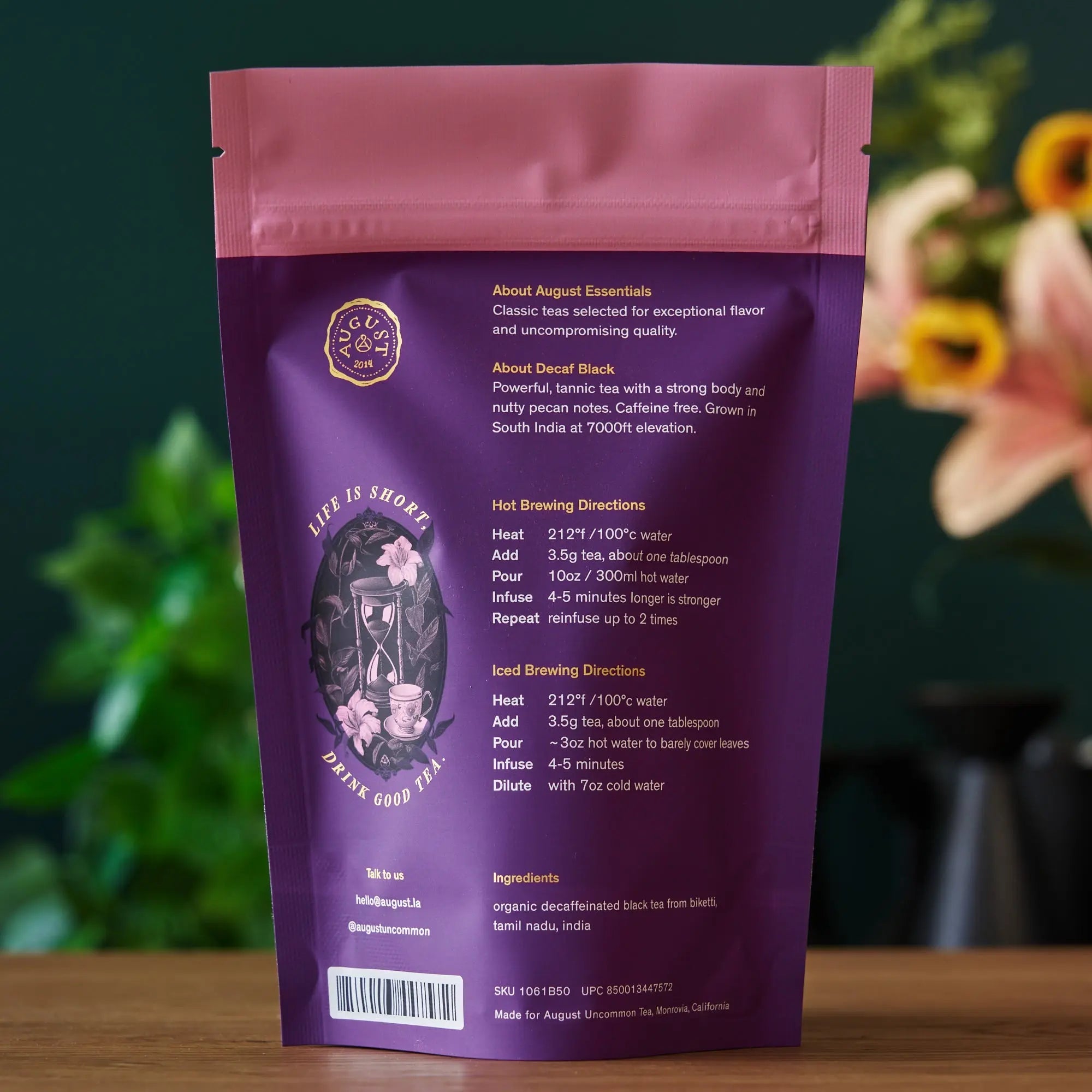 Organic South Indian Decaf Black Tea (Loose Leaf)