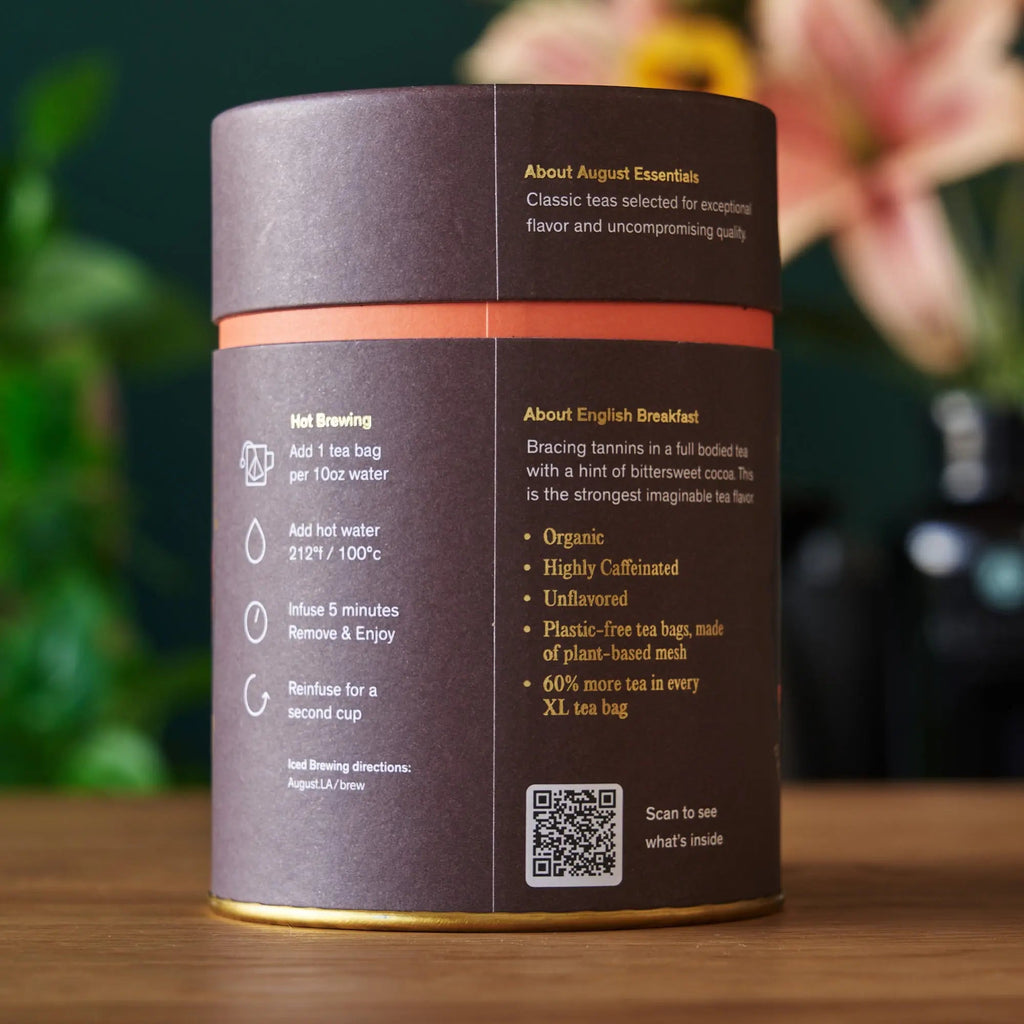 Organic English Breakfast Black Tea (Tea Bags)