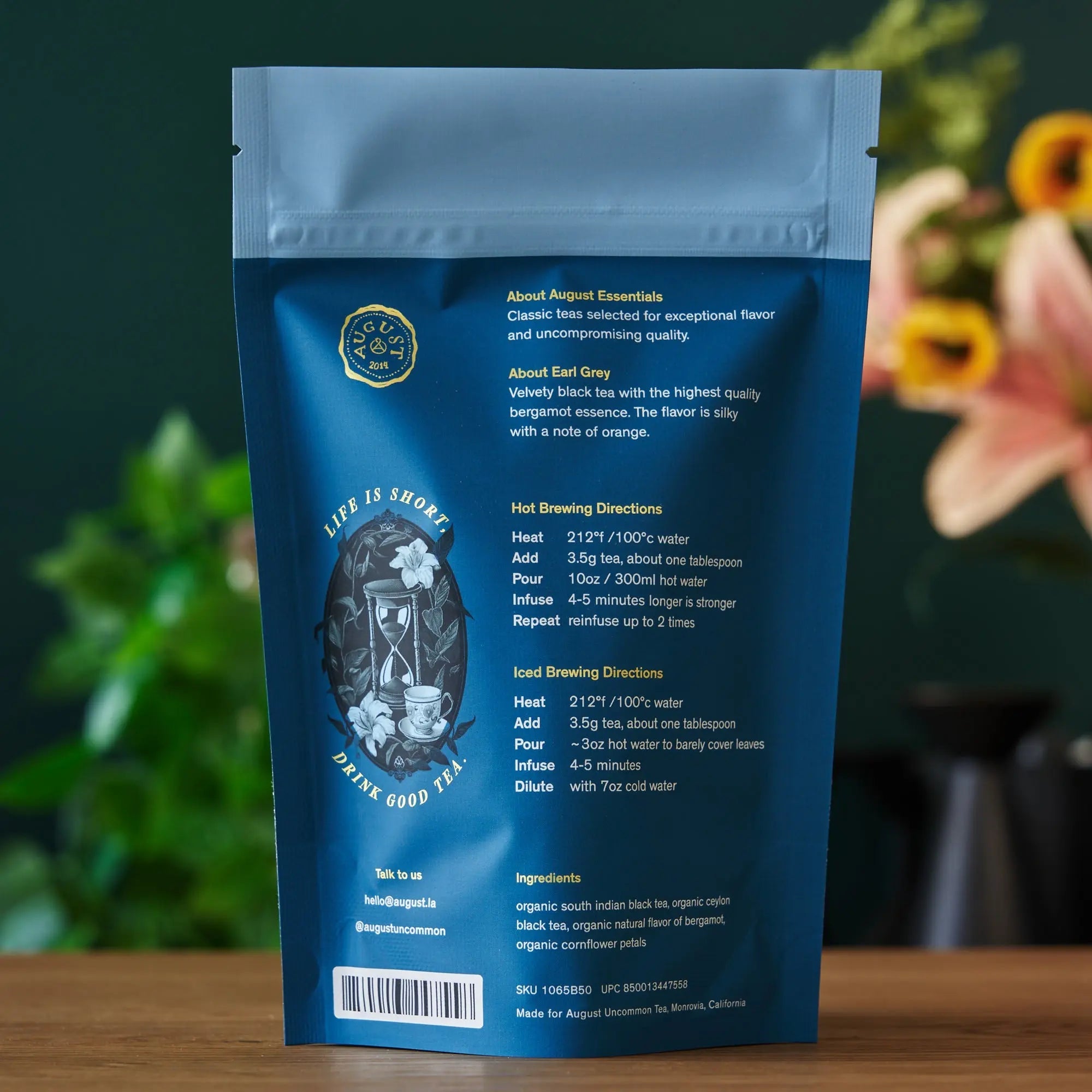 Organic Earl Grey Black Tea (Loose Leaf)