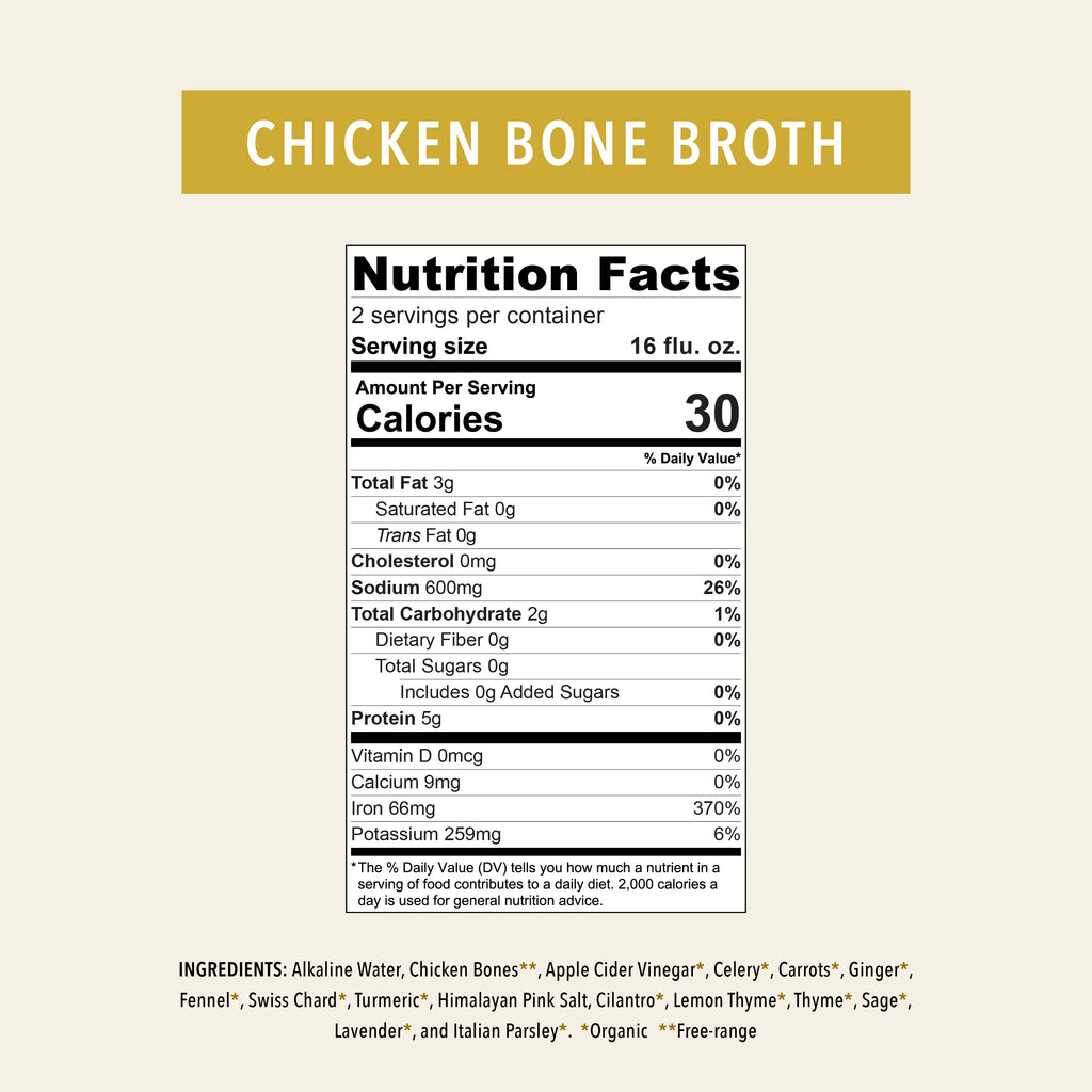 OWL Organic Chicken Bone Broth Elixir