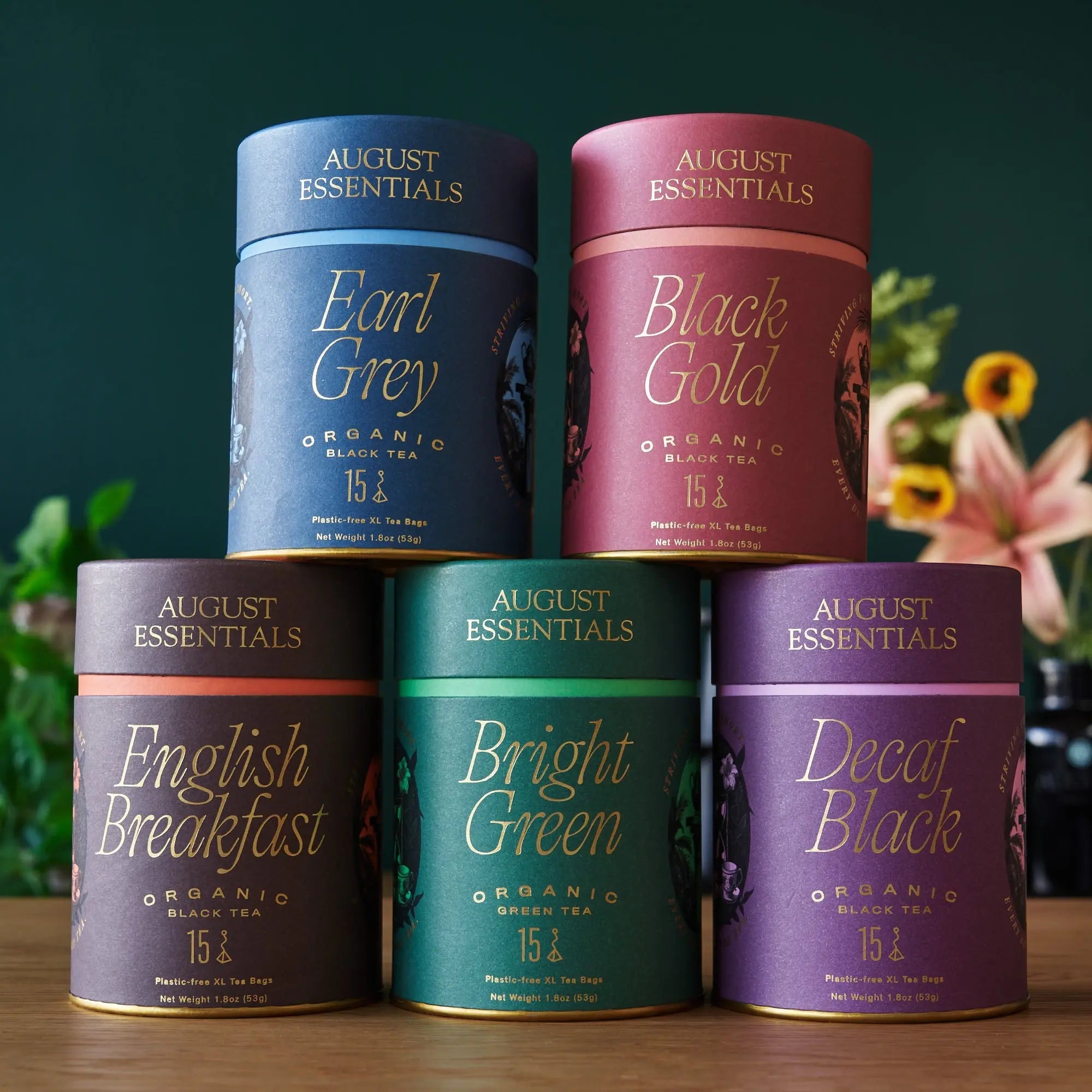 Essentials Tea Bag Bundle (5 Classic Teas)