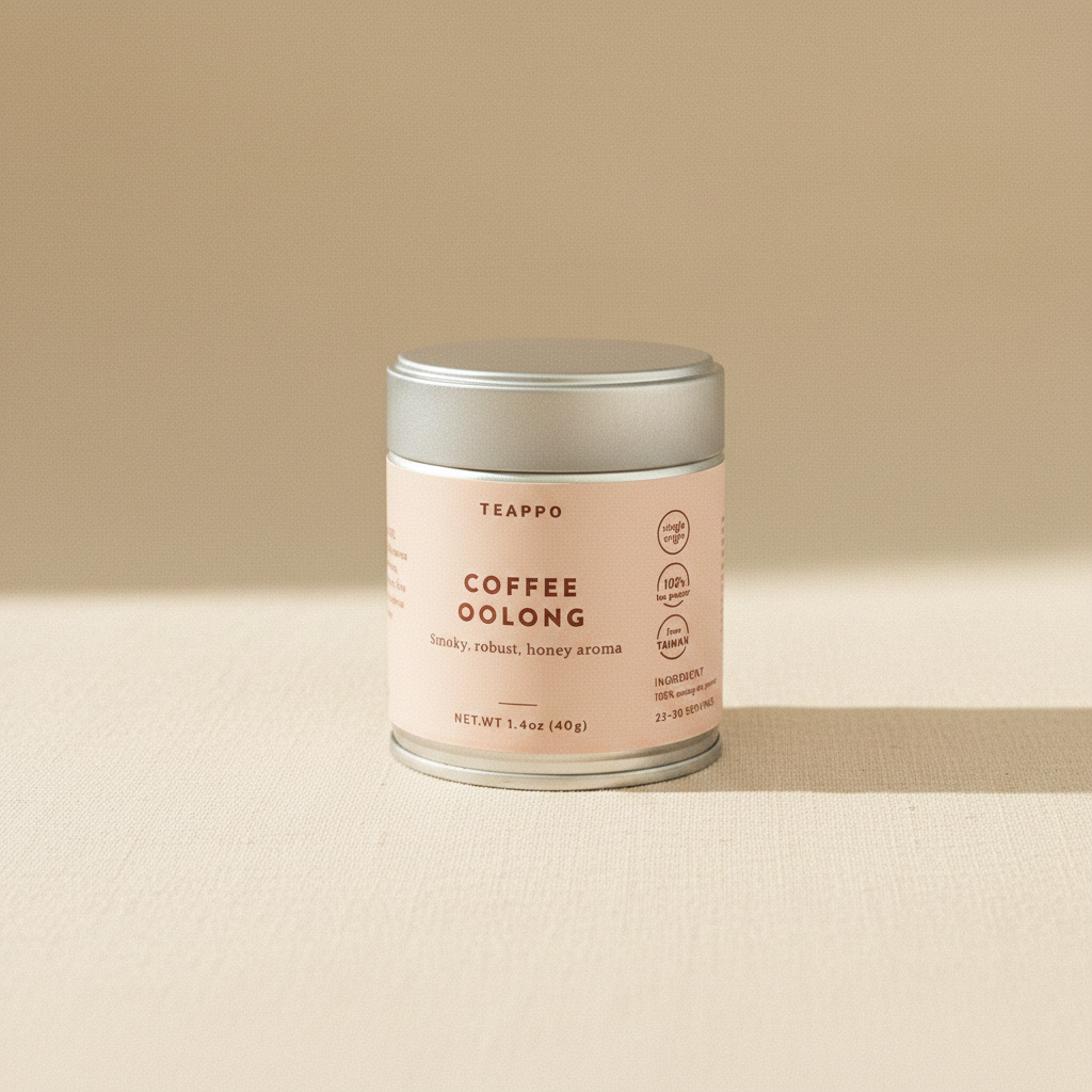 Coffee Oolong Powder Editorial Shot