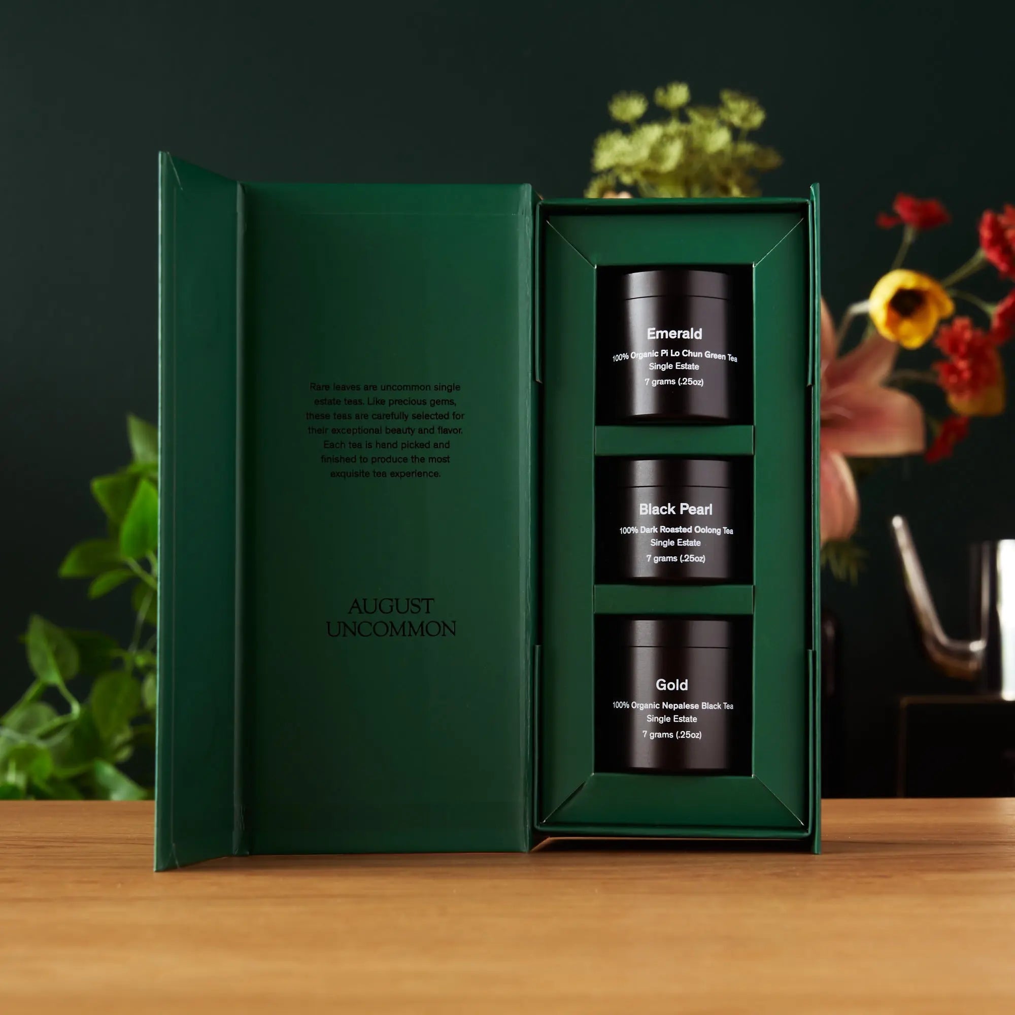 Rare Leaves Mini Tin Sampler (3 Single-Origin Teas)
