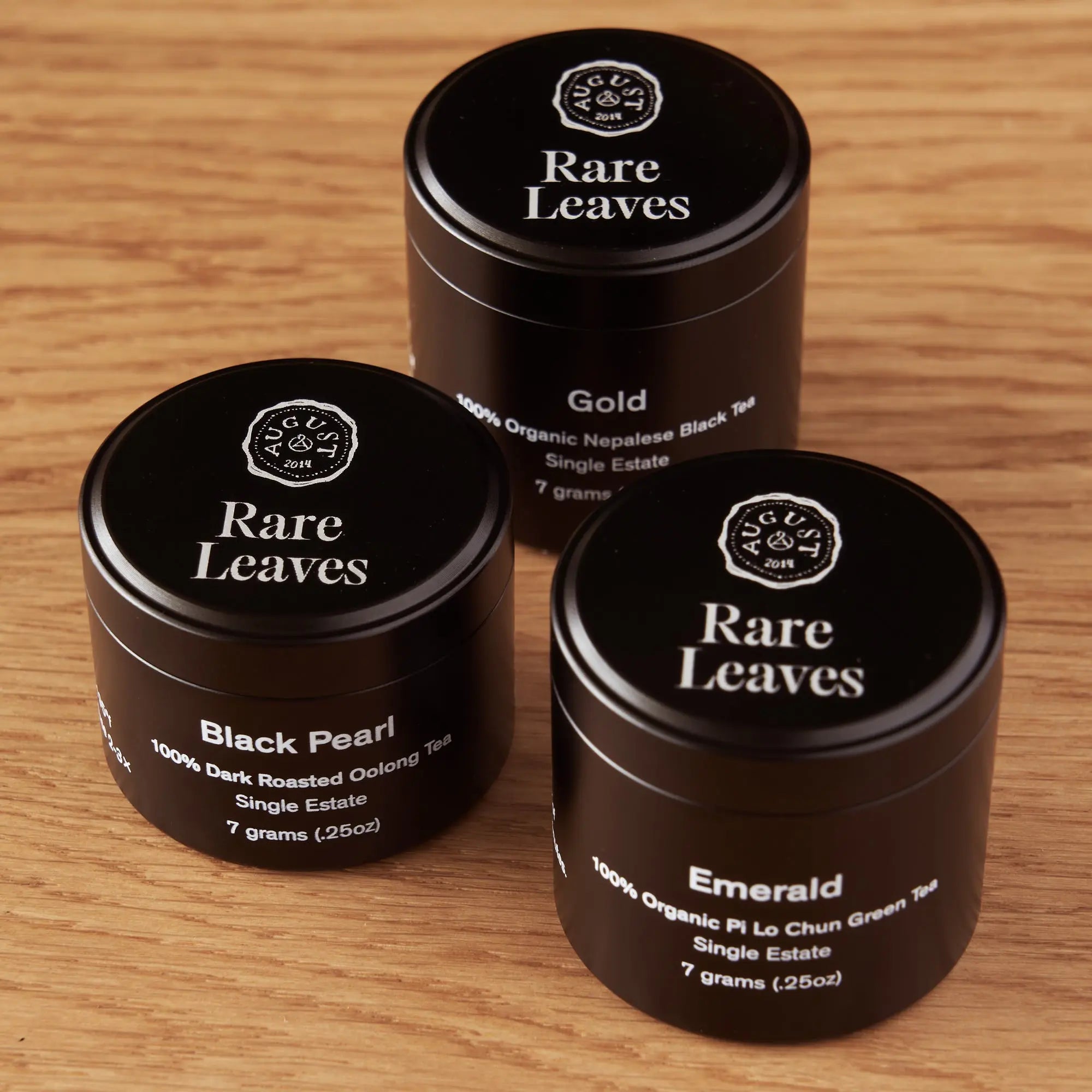Rare Leaves Mini Tin Sampler (3 Single-Origin Teas)